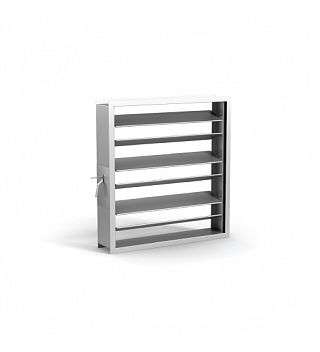 Воздушный клапан без подогрева алюминиевый KV-1300х1300 Воздушный клапан без подогрева алюминиевый KV-1300х1300