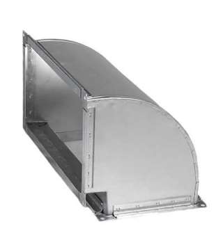 Отвод с полками оц. 90 200х400 L50 H50 0.7 Отвод с полками оц. 90 200х400 L50 H50 0.7