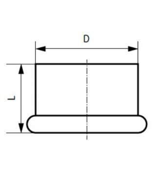 Заглушка оц. D225 Заглушка оц. D225