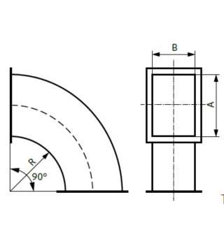 Отвод оц. 45 800х1000 1,0 Отвод оц. 45 800х1000 1,0